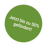 50% Förderung Button